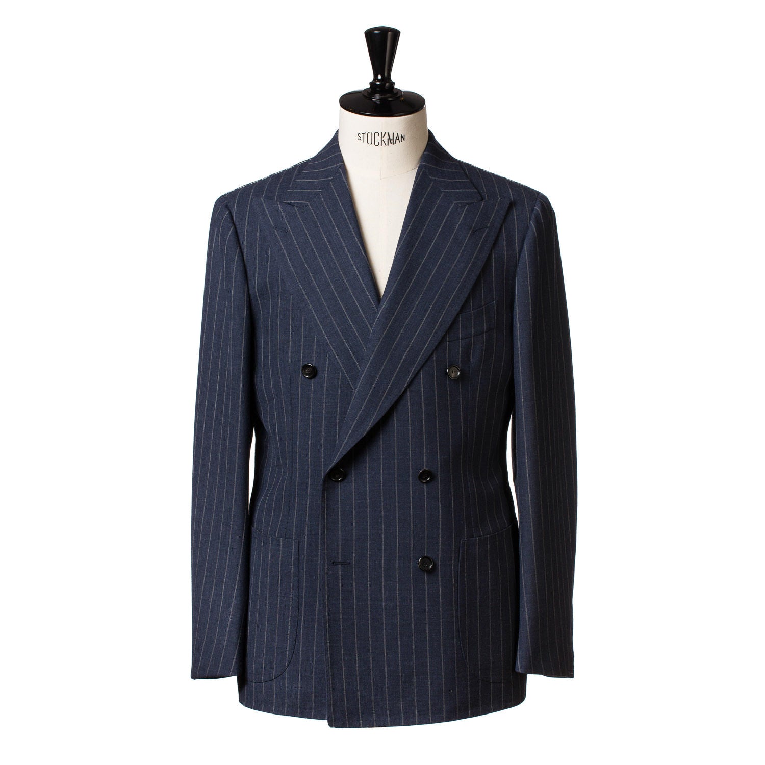 Dark Blue Suit "Avvocato" made of English High Twist Wool - purely handmade